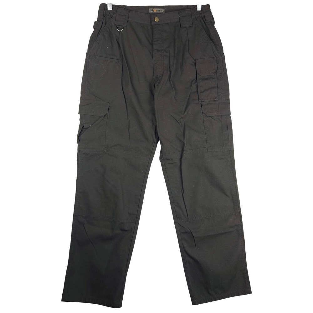 5.11 Taclite Pro Mens 74273 Cargo Pants Black Work Ripstop 34x32 (Fits 32x31)‎
